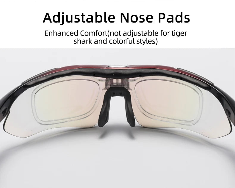 Polarized Photochromic Cycling Sunglasses with UV Protection