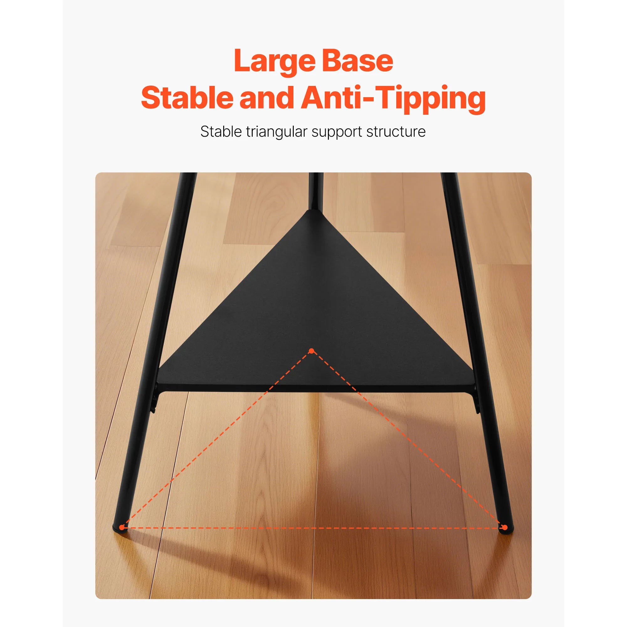 Freestanding Coat Rack with Shelves and Hooks for Entryway Storage