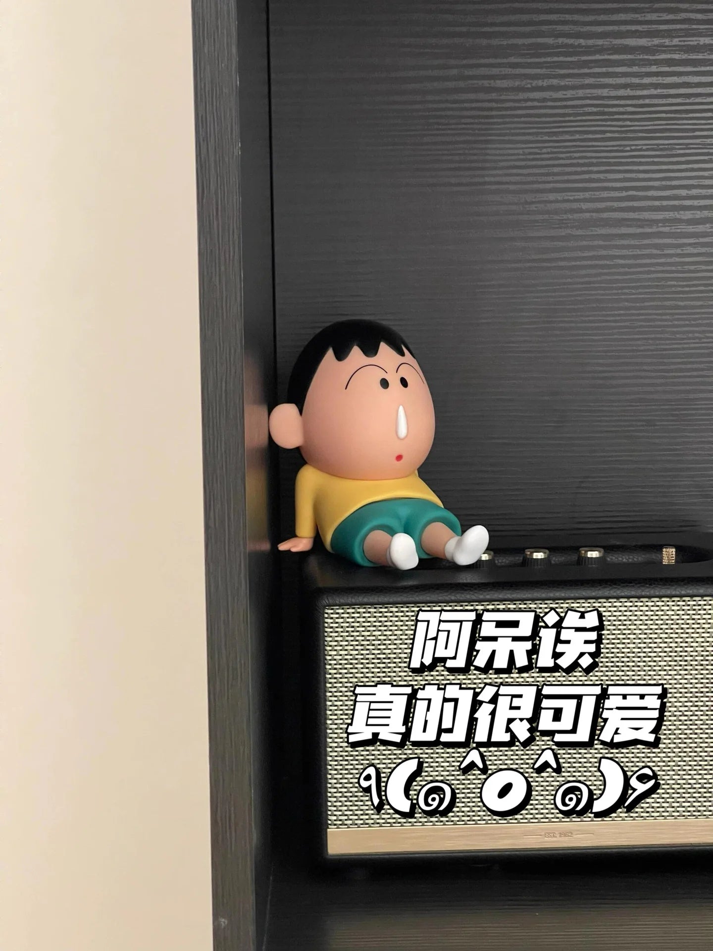 Kawaii Crayon Shin-Chan Boochan Phone Holder Desktop Anime Ornaments Watching Tv Cartoon Phone Support Cute Doll Girls Gifts