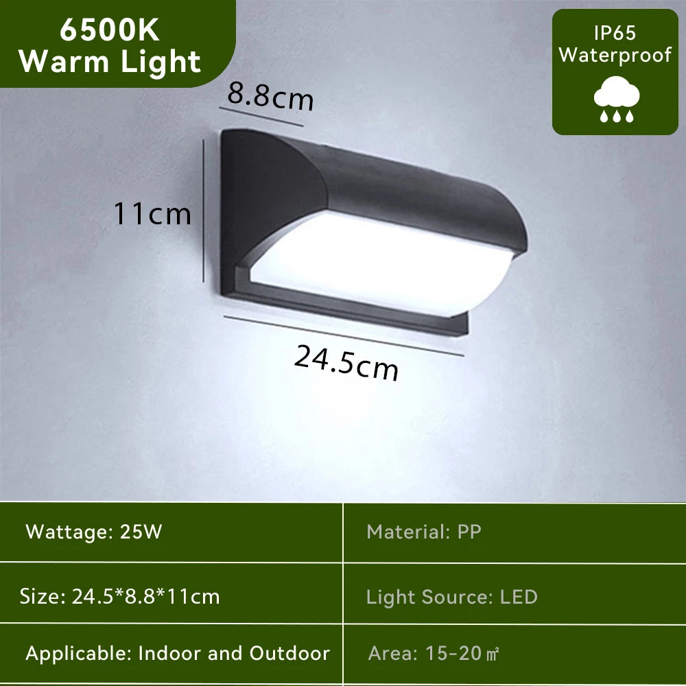 Lampa ścienna LED, różne warianty ciepłego i chłodnego białego światła
