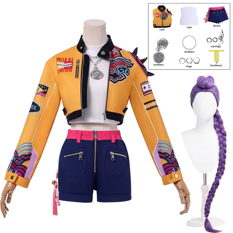 KPop Rumi Cosplay Costume for Women and Girls