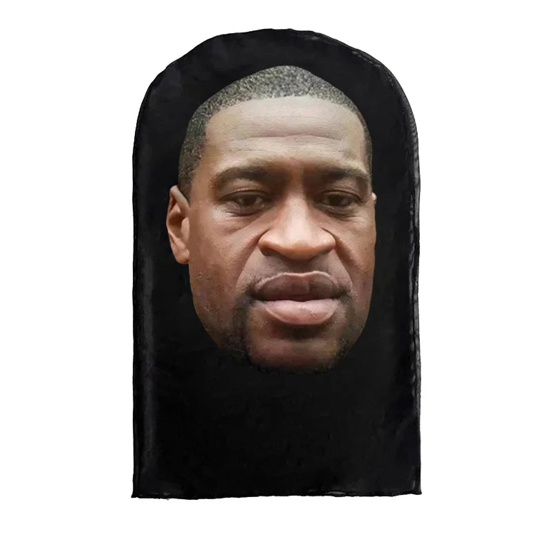 New 3D Printed Kanye Mask Drake Elastic Mesh Full Face Mask for Unisex Cosplay Headwear Party Simulation Balaclava Hat Headgear