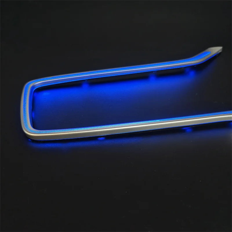 LED Cup Holder Light For Toyota Corolla Cross 2020 2021 2022 2024 Blue Interior Central Armrest Frame Atmosphere Decorative Lam