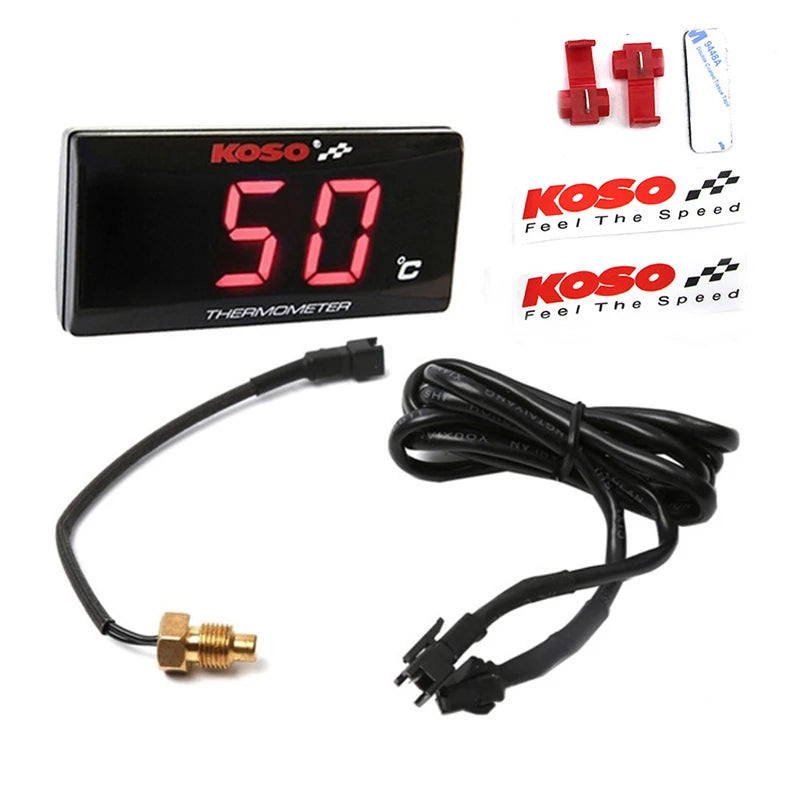 12V Digital Motorcycle Coolant Temperature Meter