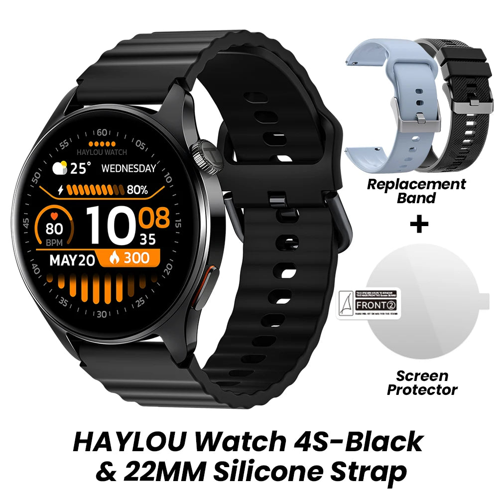 HAYLOU Watch 4S ceas GPS cu afișaj AMOLED de 1,43 inch