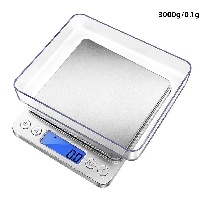Digitalna kuhinjska tehtnica 3 kg – baterije ali USB