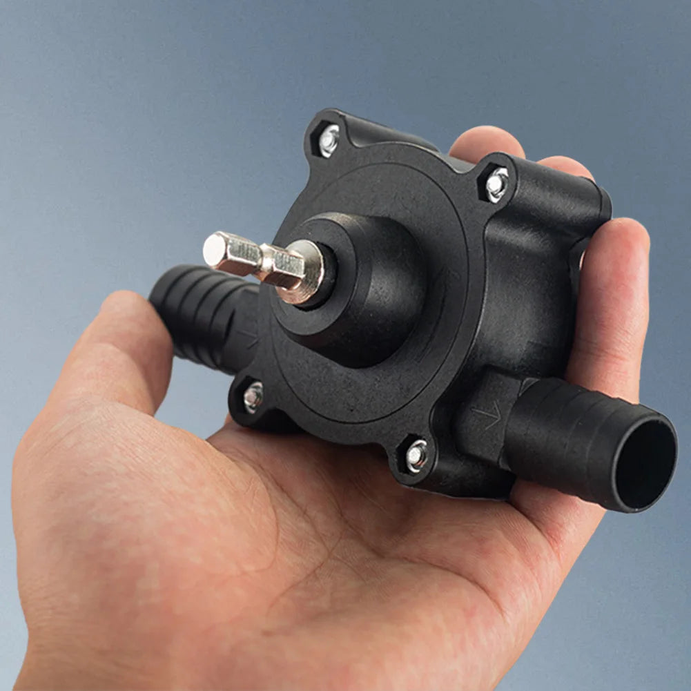 Electric Drill Pump for Fast Liquid Transfer, 16mm Inlet/Outlet