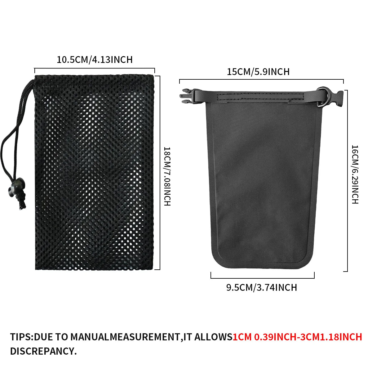 Travel Soap Bar Pouch with Mesh Bag