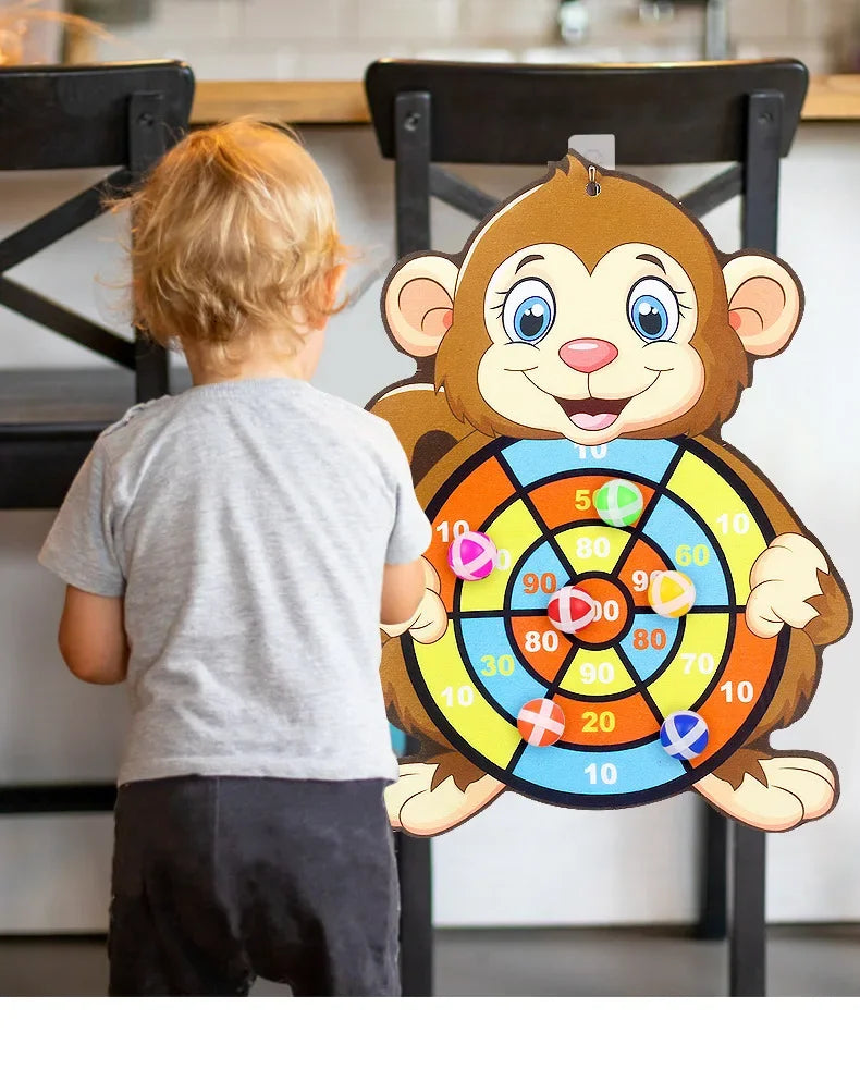 Educational Dart Board Baby Dart Indoor Sports Child Montessori Games for Children 3 to 7 Years