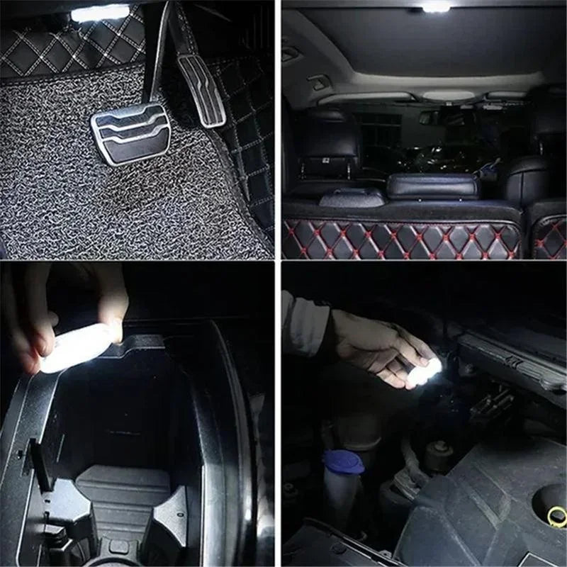 Wireless LED Car Interior Lights USB Rechargeable Touch Lamp