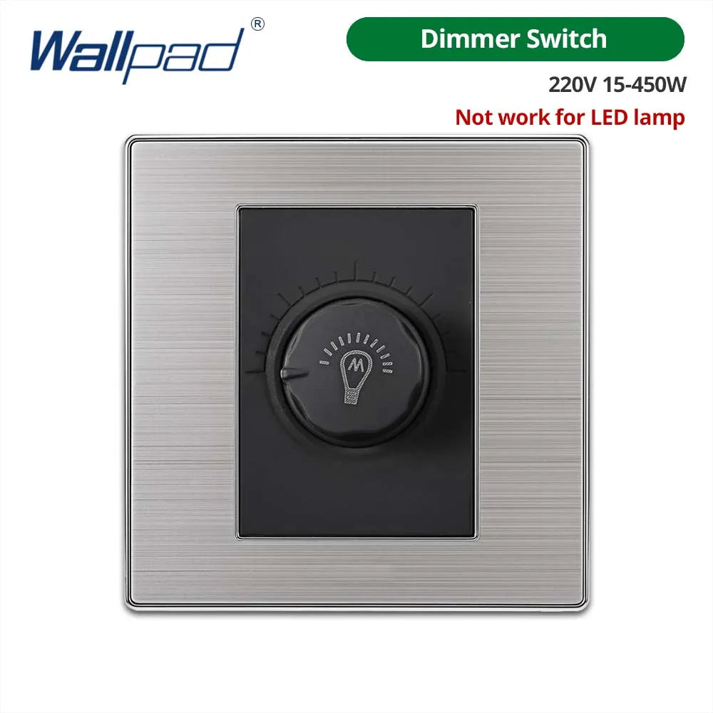 Opções de interruptores e tomadas Wallpad de 86 x 86 mm