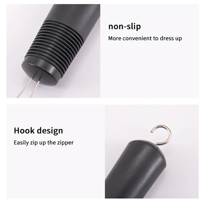 Knoopentas en rits trekt dressinghulp