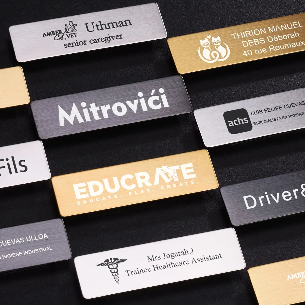 Targa identificativa personalizzata in acciaio inossidabile per cassetta postale e porta