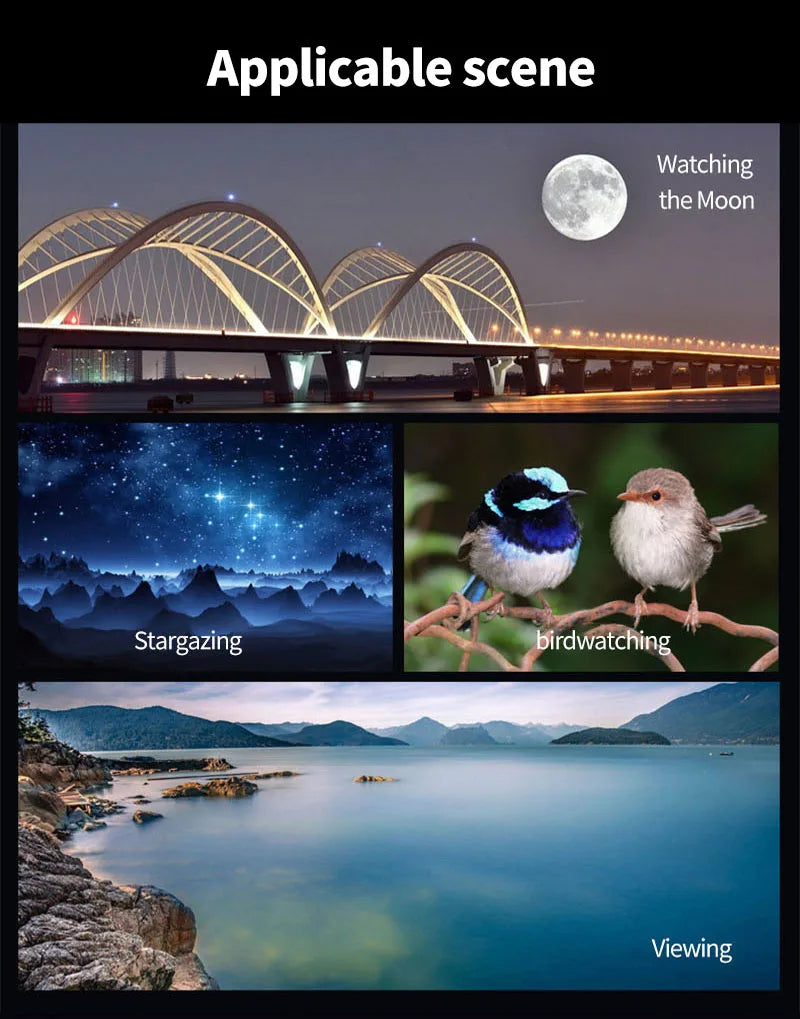 25-75x60 Spotting Scope Zoom Monocular high power telescope Bak4 Prism ED Lens For Outdoor Camping Bird Watching hunting