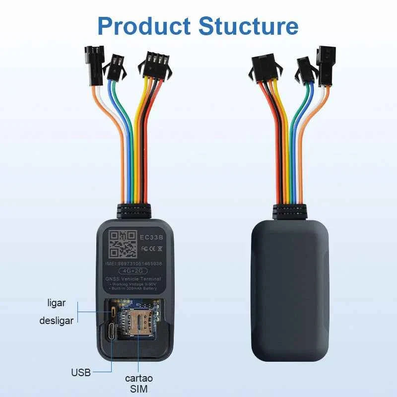 4G GPS Vehicle Tracker with Remote Engine Cut Off for Car Motorcycle
