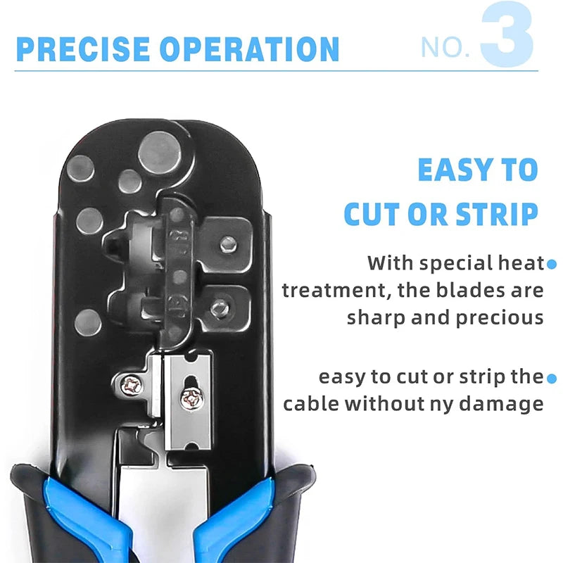 RJ45 Network Cable Crimping Tool - Kit Options