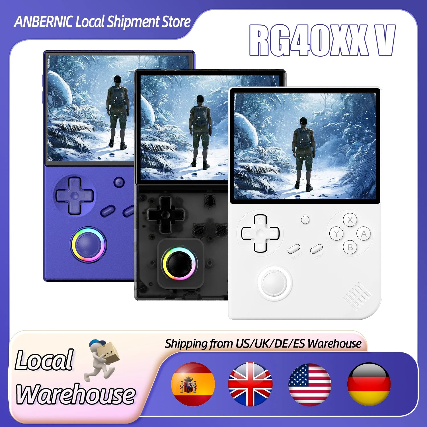 ANBERNIC RG40XXV Retro Handheld Game Console