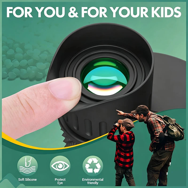Compact 10x25 Folding Binoculars