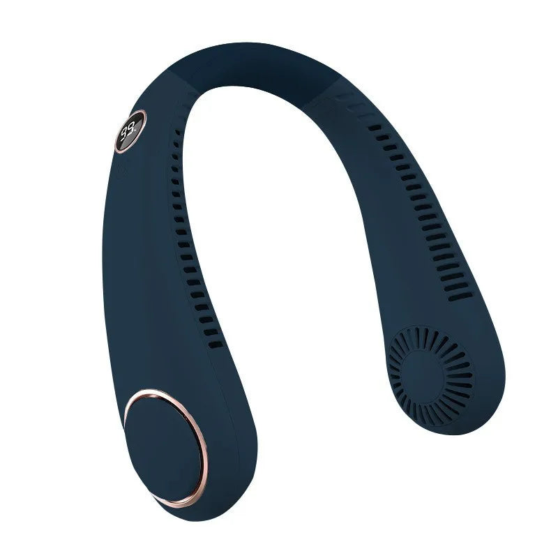 USB-C Rechargeable Handheld Fan with Digital Display
