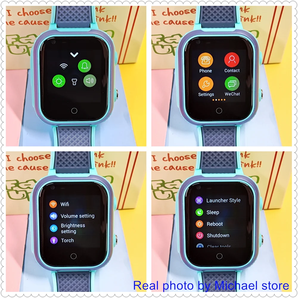 4G Kids Smart Watch GPS WiFi Video Call SOS Camera Tracker