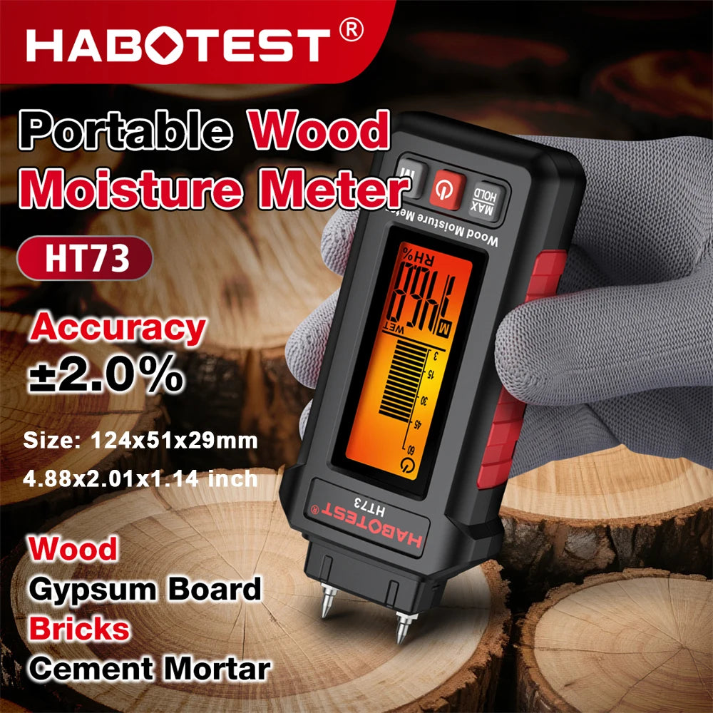 HT73 hout- en bouwmaterialen vochtmeter