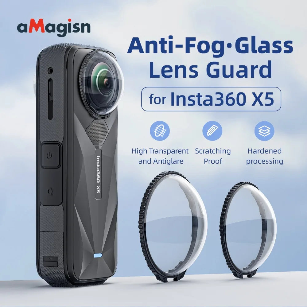 Tempered Glass Lens Guards for Insta360 X5, PF10 and PF11