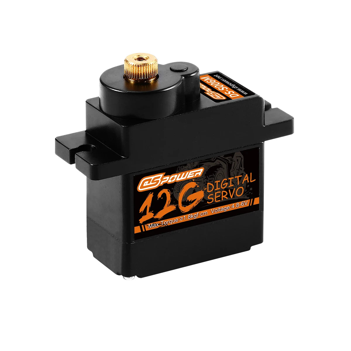 DSpower S006M-Servomotor mit Metallgetriebe für RC-Modelle