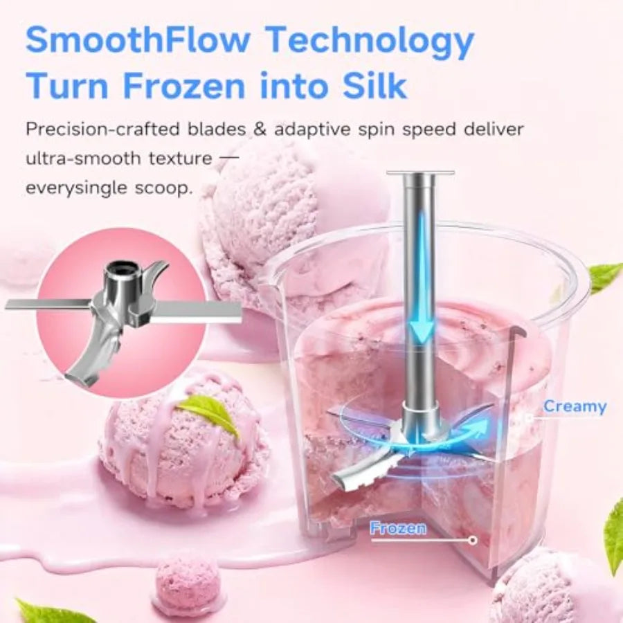10-in-1 Ice Cream Maker for Gelato, Sorbet, Slushies