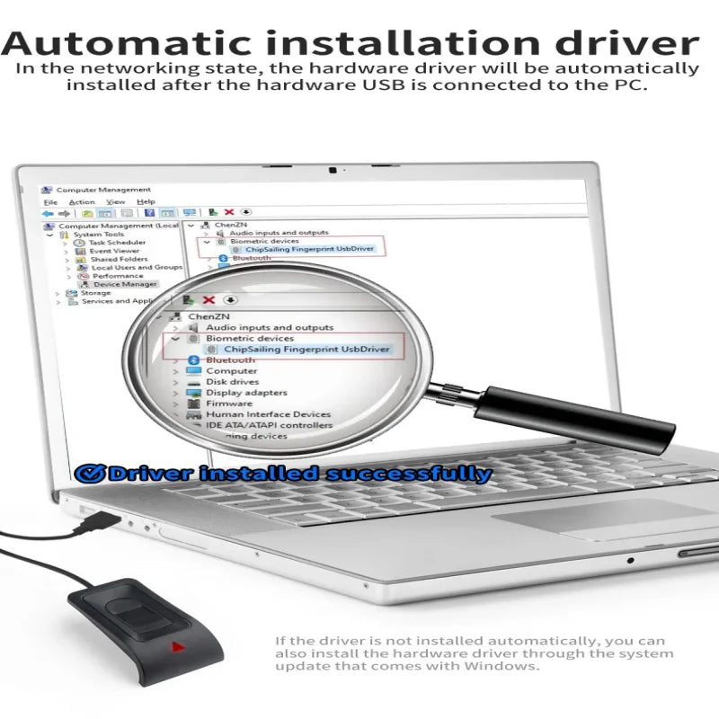 USB-vingerafdruklezer voor Windows Hello
