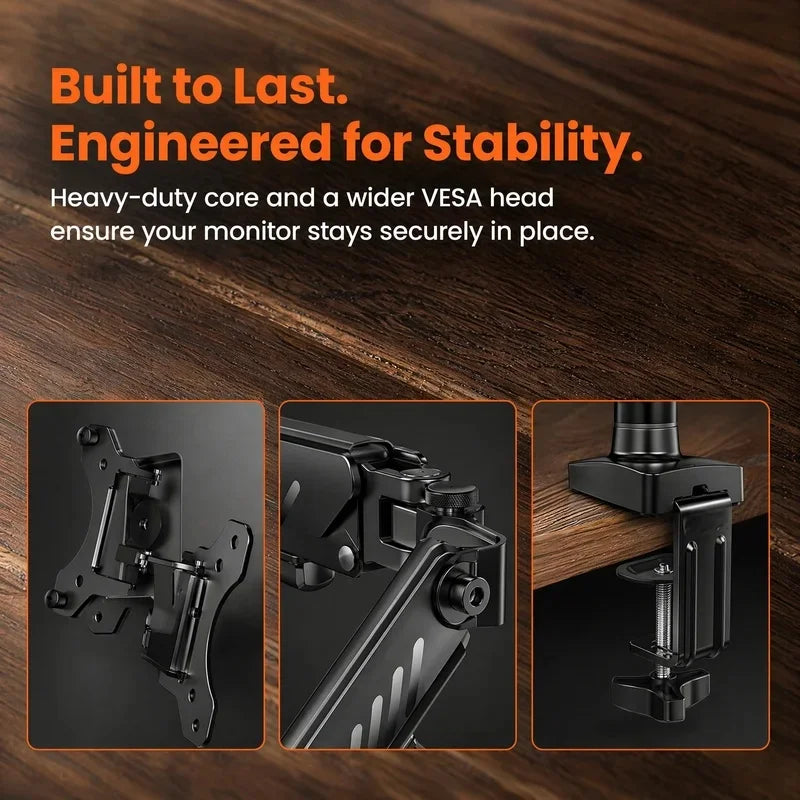 Adjustable Single-Monitor Desk Arm - Model Options