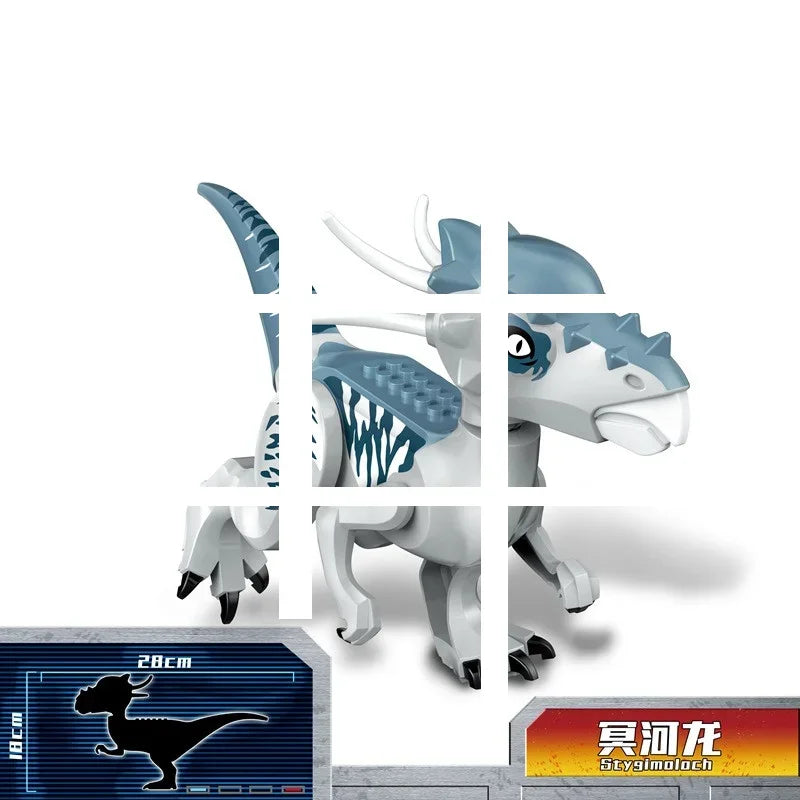 Large Dinosaur Building Blocks Toy Set