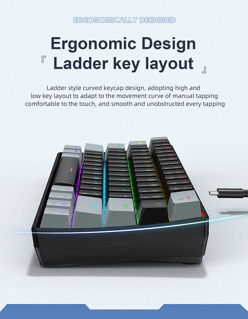 K61 Compact Mechanical Keyboard