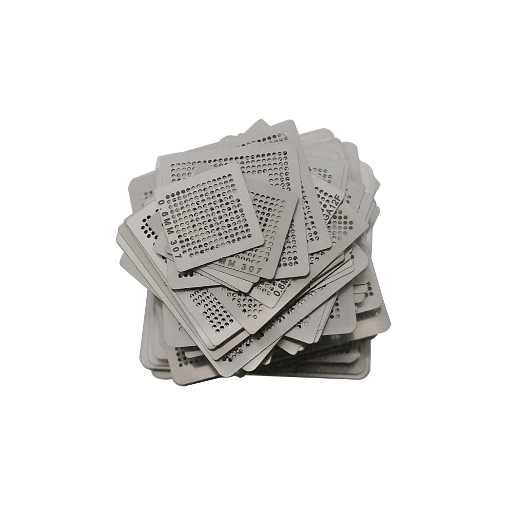 Juego de plantillas de reballing BGA universal de 27 piezas