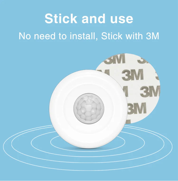 Tuya WiFi Smart PIR Motion Detection Sensor Security Burglar Alarm Sensor Smart Life App Control Support Alexa Google Home