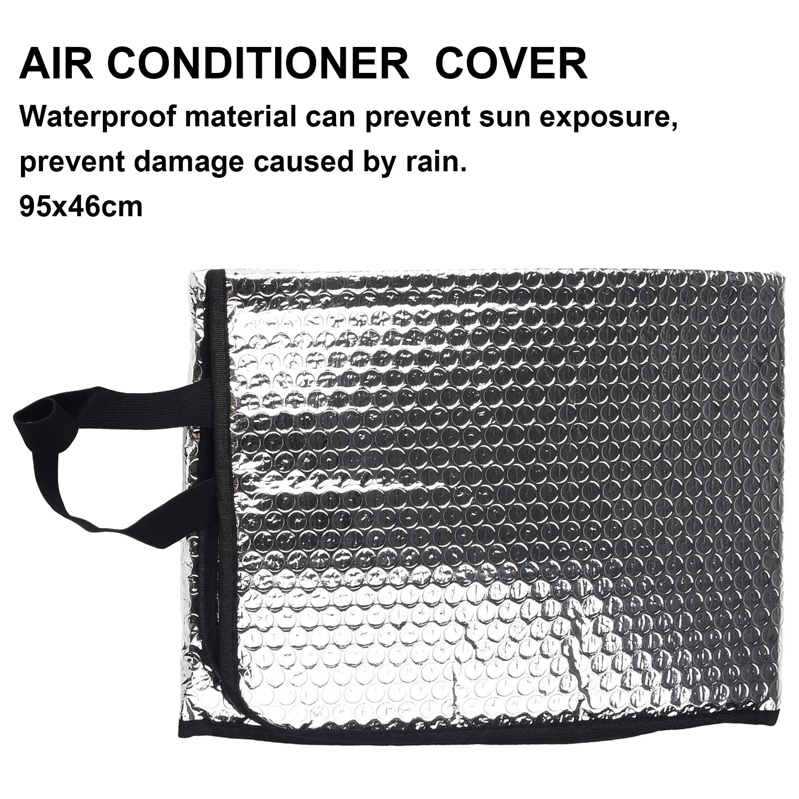 46x95CM Air Conditioning Cover Outdoor Sun Rainproof Anti-Dust Anti-Snow Cleaning Cover Home Air Conditioner Keep Cleaning Tool
