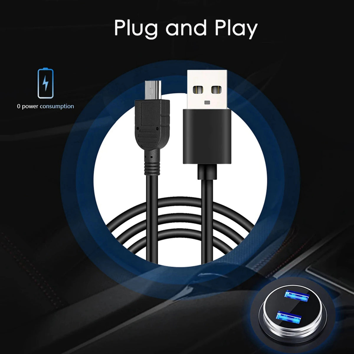 USB GPS Digital Speedometer, MPH/KMH & Green/White Options