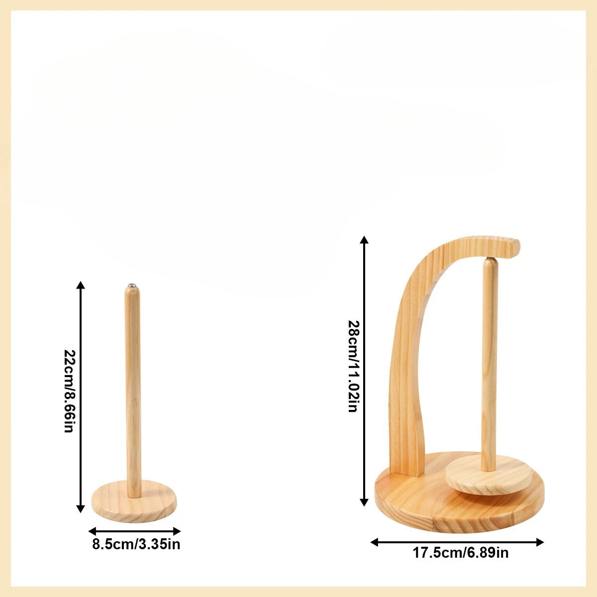 Wooden Magnetic Rotating Yarn Holder