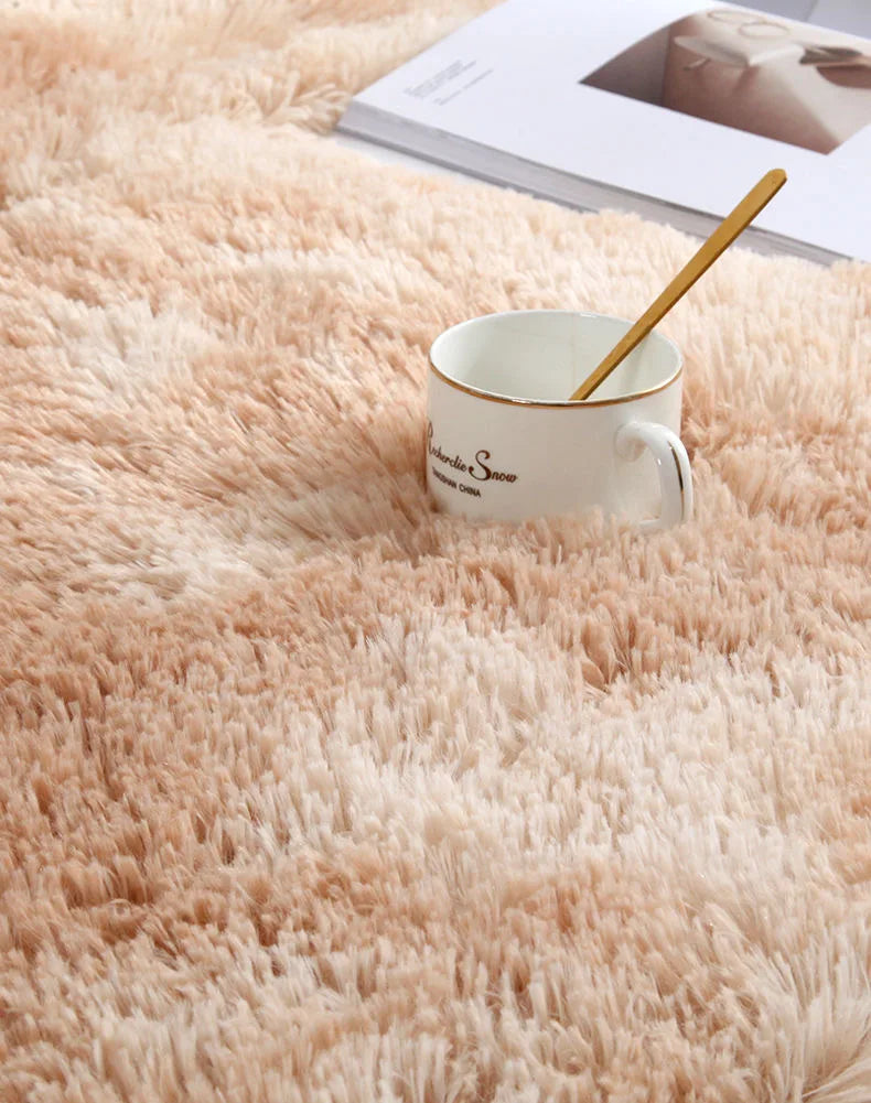 White Fluffy Hall Carpet Modern Living Room Bedroom Home Decor Large Mats Thickened Non-Slip Girl Children's Room Pink Furry Rug