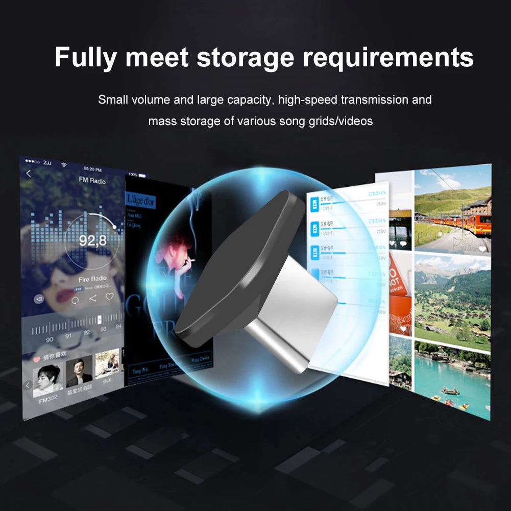 Μικρό USB Flash Drive Τύπου‑C Μνήμη Stick