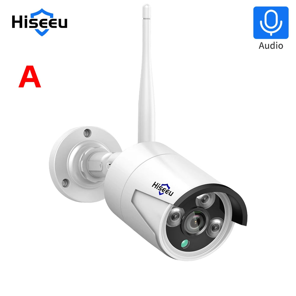 Wireless IP Security Camera 3MP Waterproof WiFi Bullet Camera