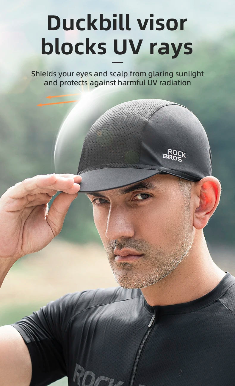 Ultra-Light Mesh Cycling Cap for Breathable Sun Protection