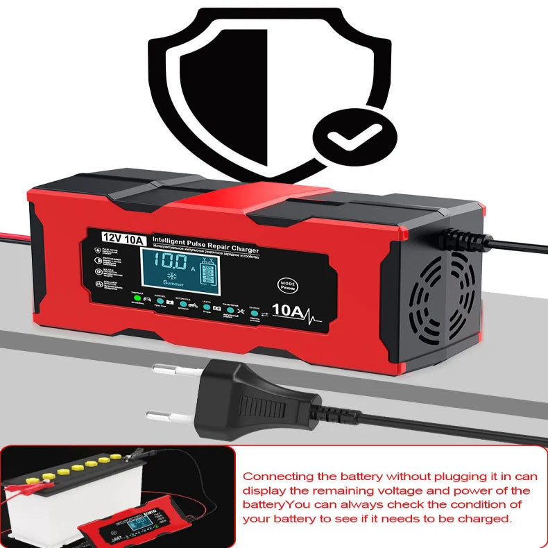 Battery Charger for Compatible 12V LiFePO4 Systems