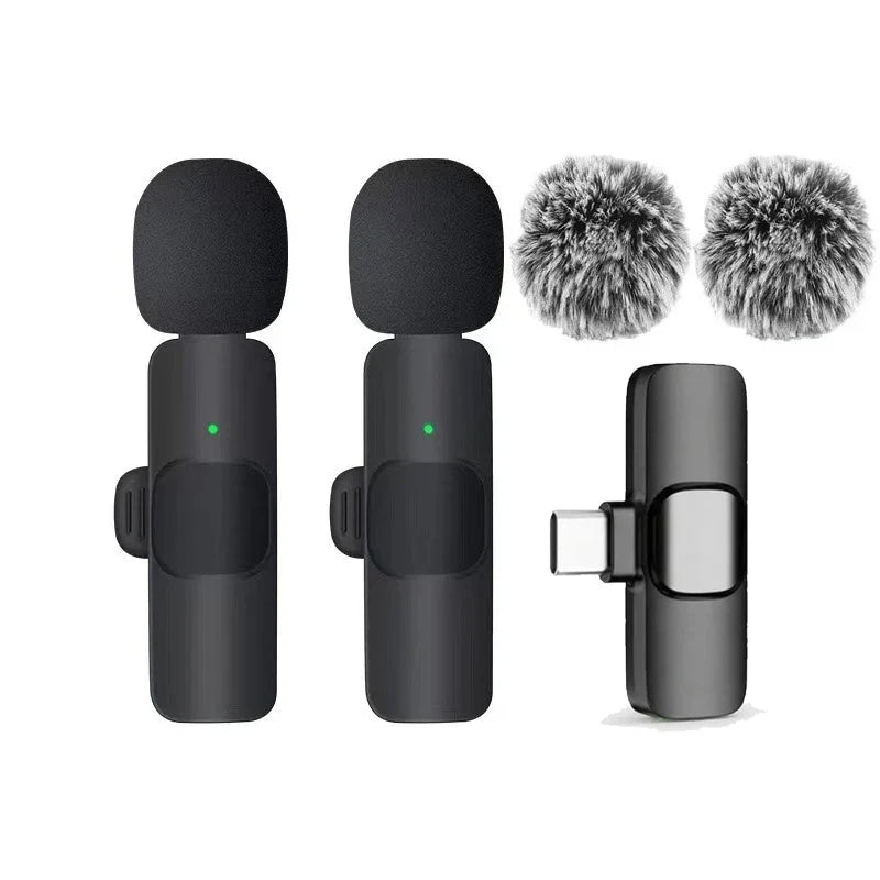 Wireless Lavalier Microphone Kit, Connector Options