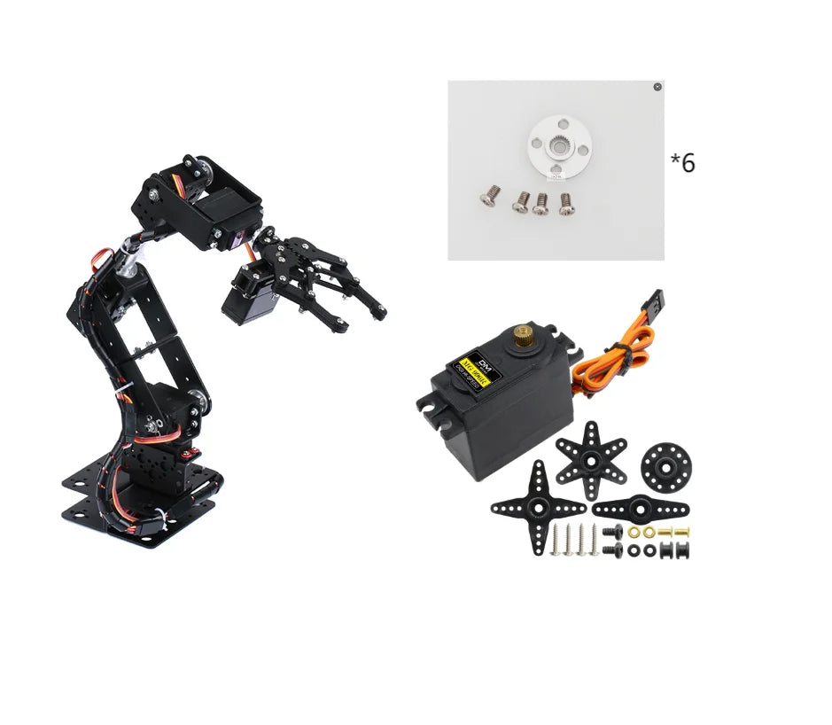 Six-Axis Robotic Arm - DIY Parts and Kit Options