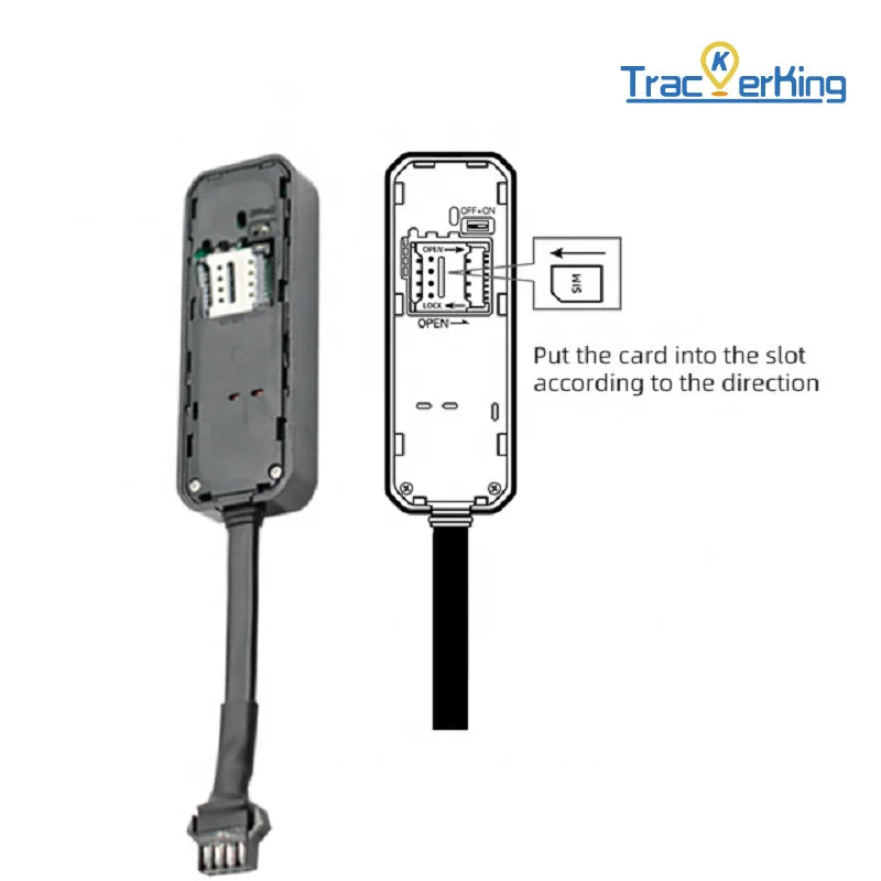 Trackerking J14 2G Localizador GPS Rastreador GPS para Coche J14 Rastreador GPS Bicicleta Localizador Pequeño Mini Localizador GT06 Protocolo