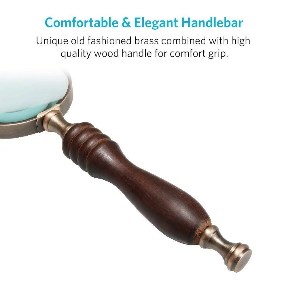 10x-Labelled Handheld Reading Magnifier