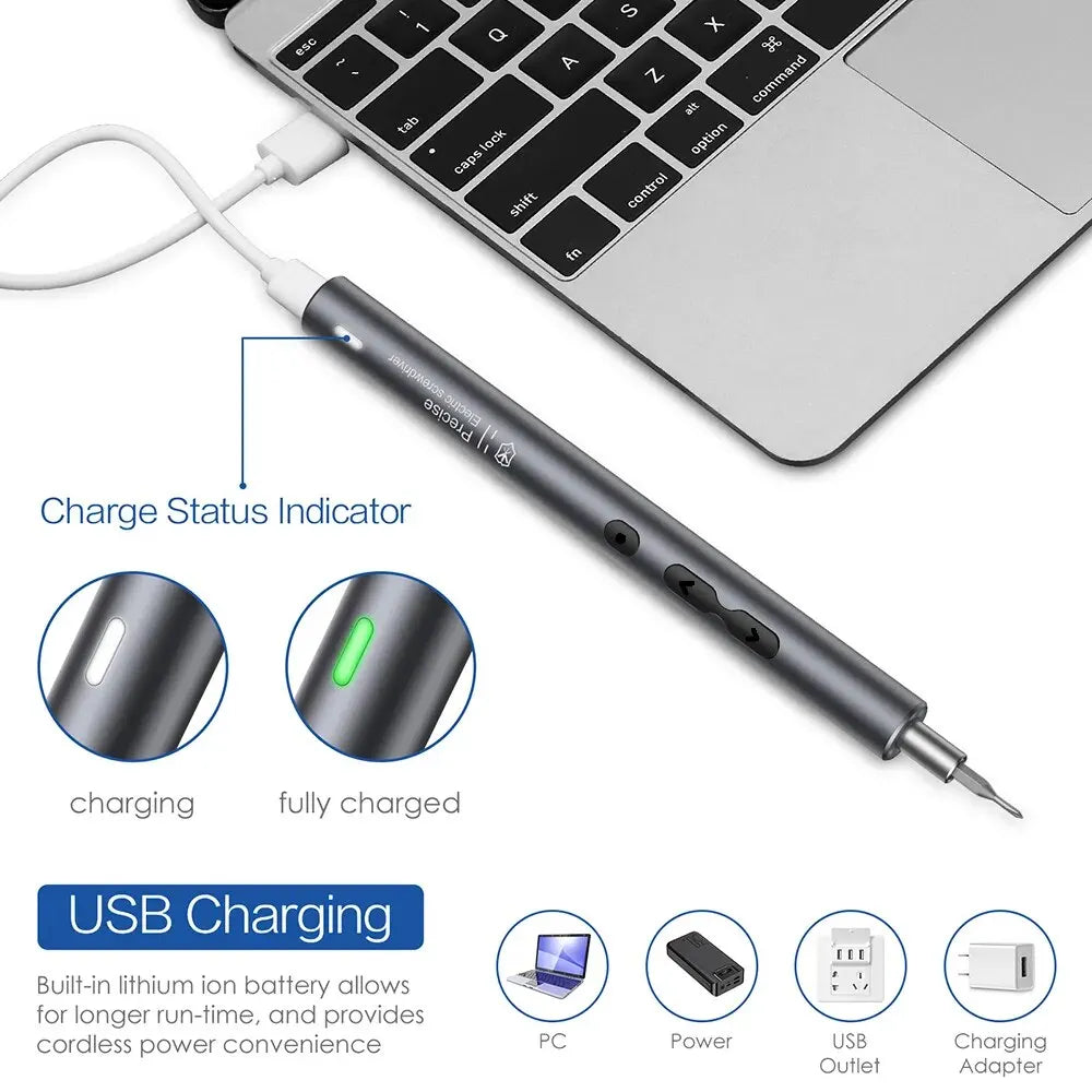 Rechargeable Precision Screwdriver - Kit Options