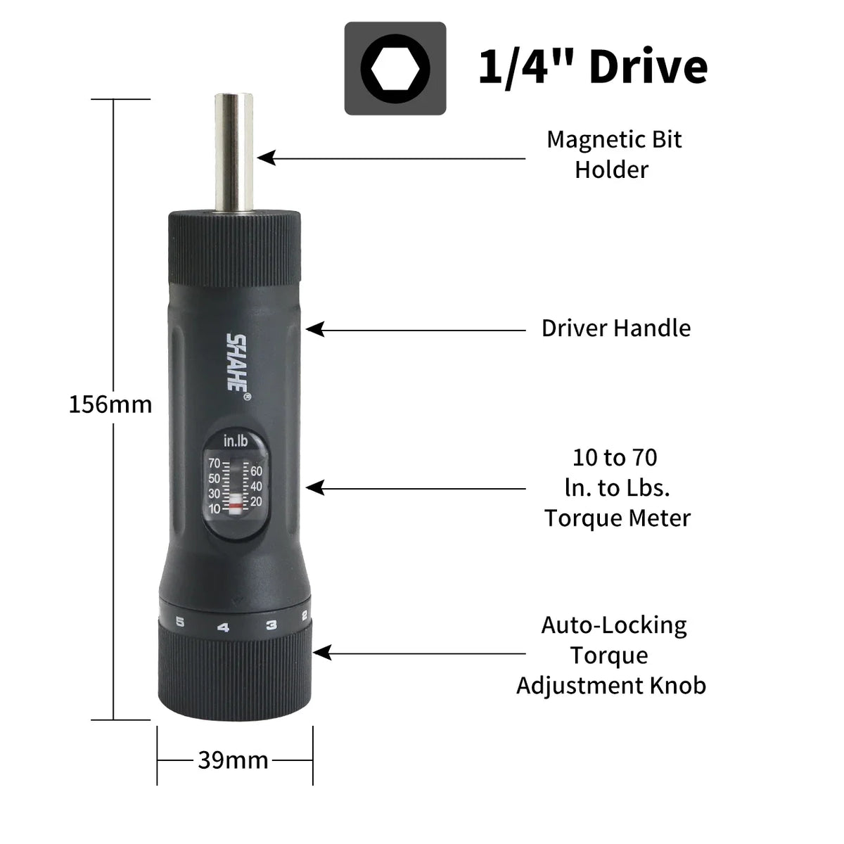 YSQ-70 Torque Screwdriver with Ten Bits