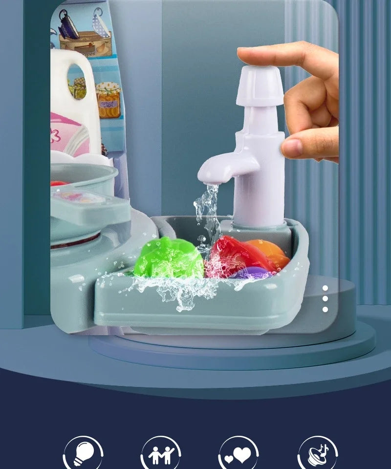 Children's Pretend-Play Kitchen Set