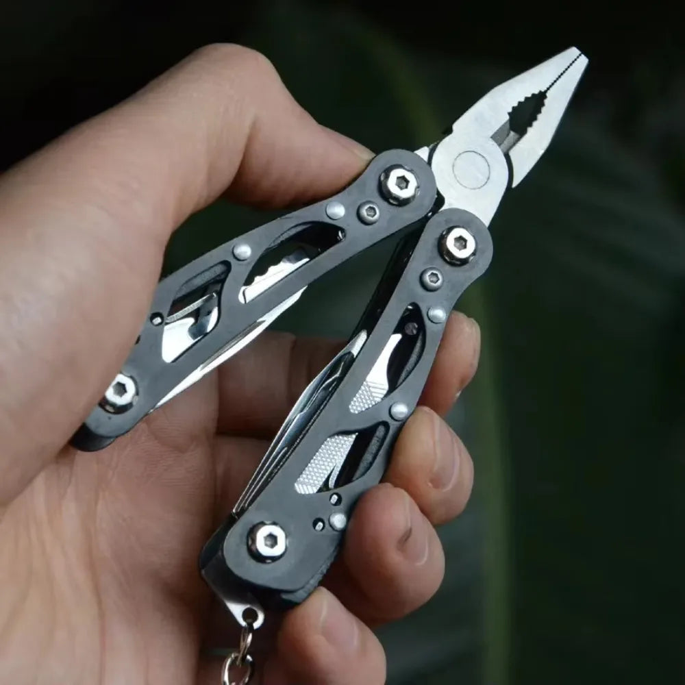 Folding Stainless-Steel Multi-Tool Pliers